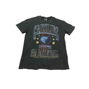 Memphis Grizzlies  Abercrombie & Fitch NBA DRK GRAY T Shirt Mens Size M H74